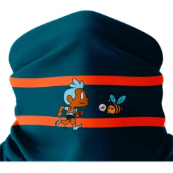 New Tour de cou Foulard Original Collector Des Bosses Et Des Bulles Beebeer Bleu Tour De Cou Et Cagoule