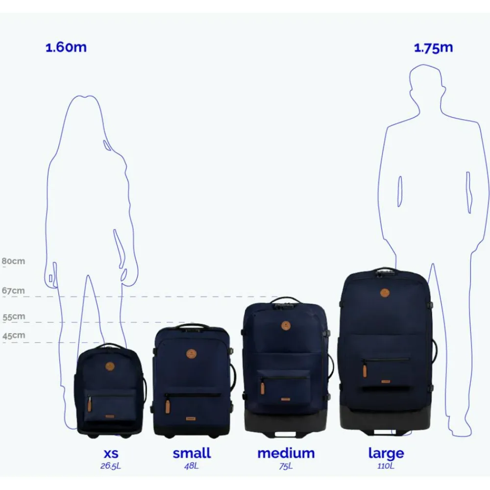Clearance Valise Soft Suitcase Small 40L Maupiti Sac De Voyage