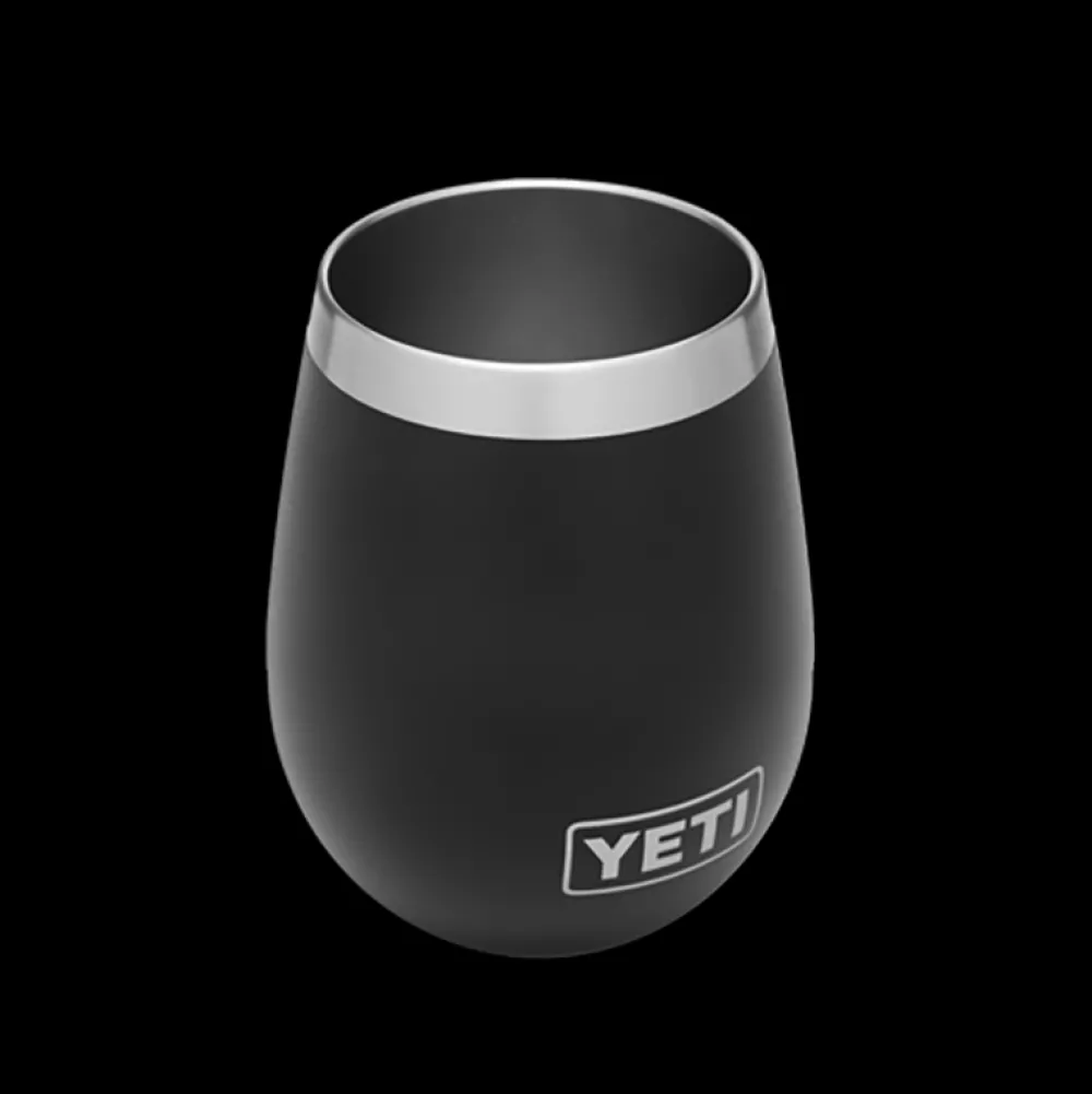 Clearance Verre Rambler 10 Oz Wine Tumbler Black Vaisselle Camping