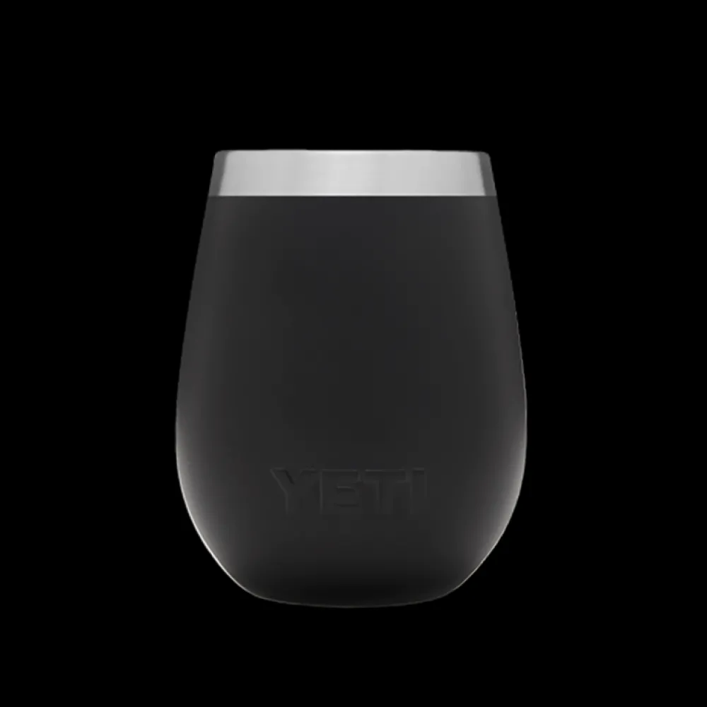 Clearance Verre Rambler 10 Oz Wine Tumbler Black Vaisselle Camping