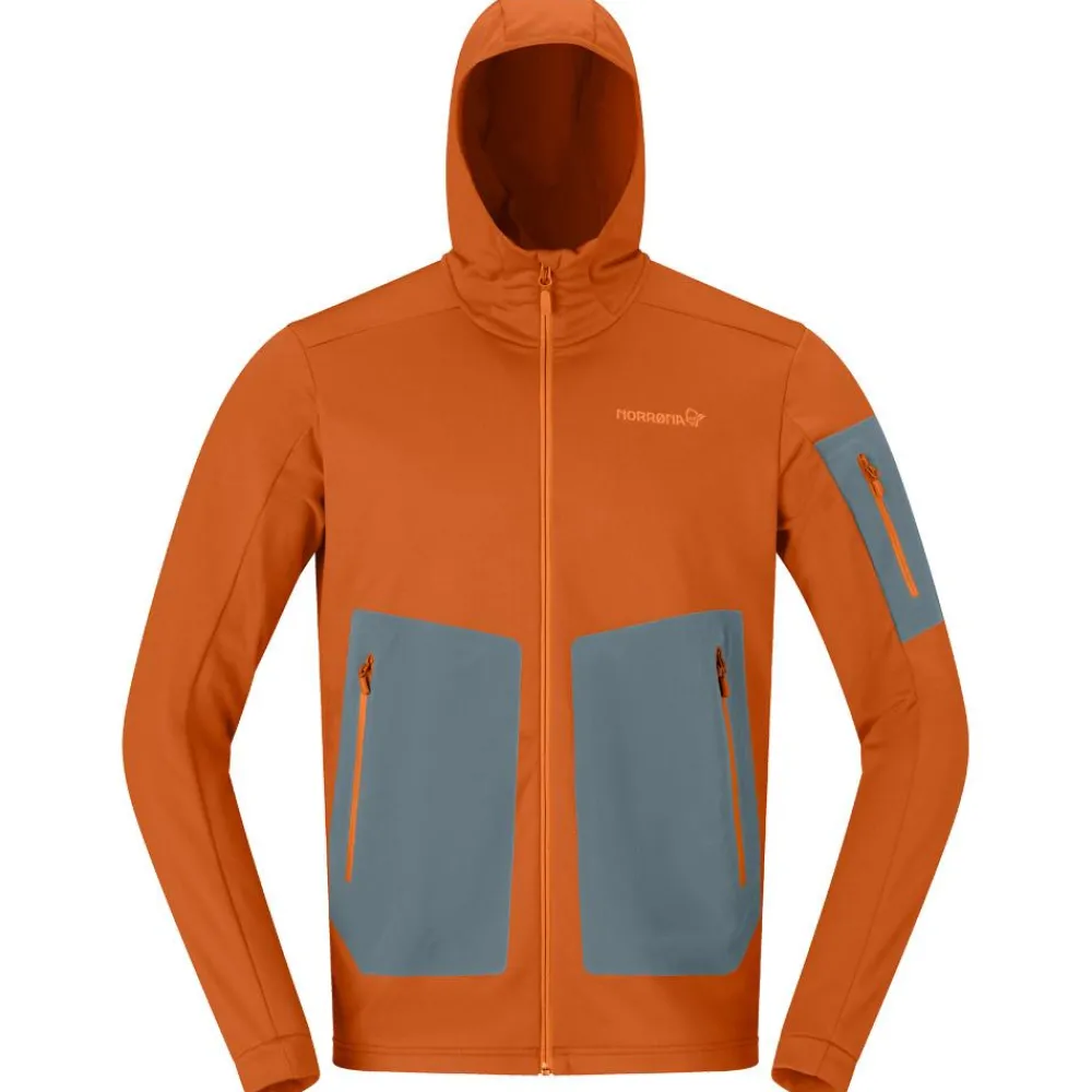 New Veste d’alpinisme Falketind Warm 2 Stretch Hood M Gold Flame Veste Alpinisme