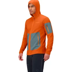 New Veste d’alpinisme Falketind Warm 2 Stretch Hood M Gold Flame Veste Alpinisme
