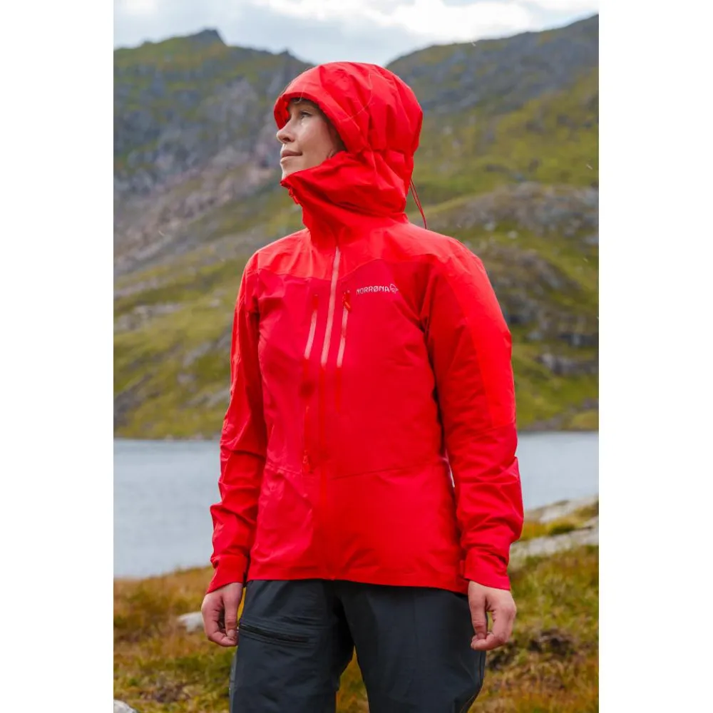 Best Veste d’alpinisme Falketind Dri1 Jacket W Aura Orange Veste Alpinisme