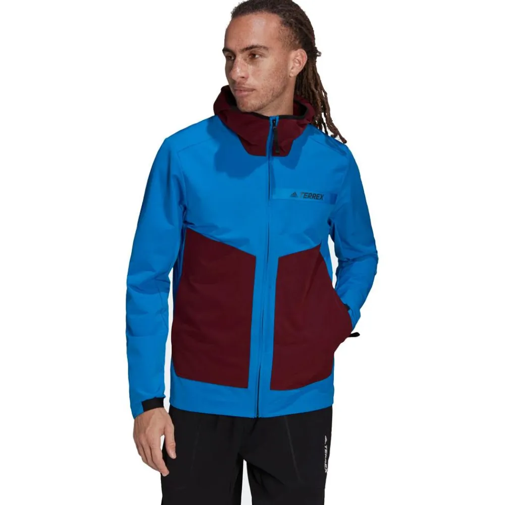 Online Veste de rando MT Softshel Jkt Blue Cock Softshell|Veste Randonnée