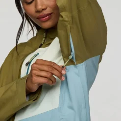 Veste Randonnée<Cotopaxi Veste de rando Impermeo 3L Hooded Shell Jacket W Moss And Sea Spray