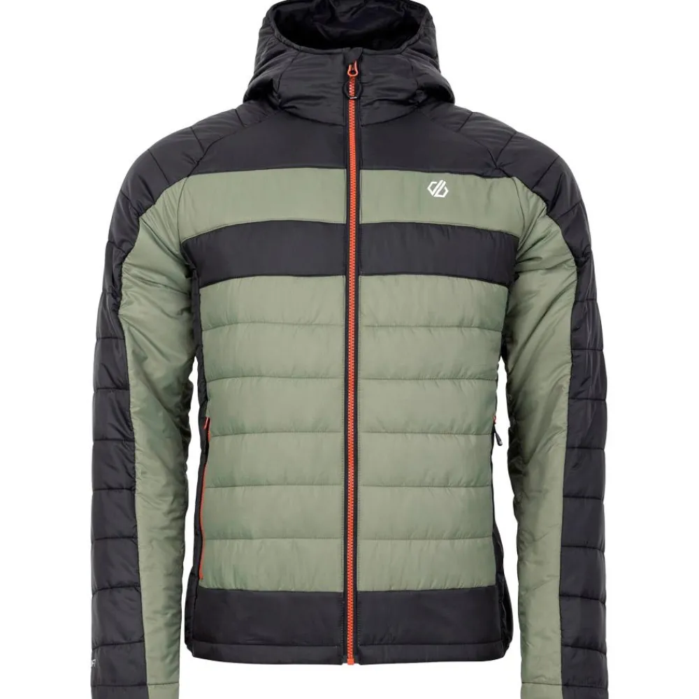 Veste Randonnée<DARE2B Veste de rando Touring II Baffled Jacket Black Olivine Green
