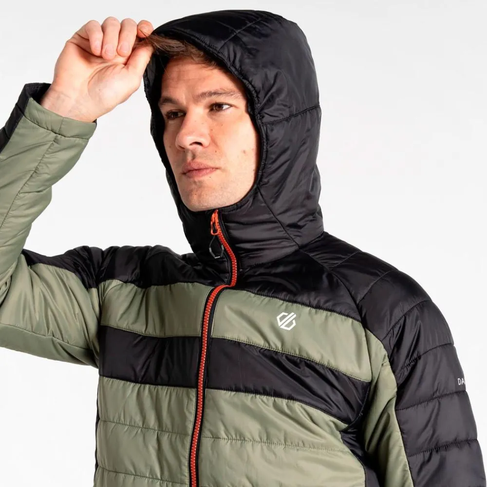 Veste Randonnée<DARE2B Veste de rando Touring II Baffled Jacket Black Olivine Green