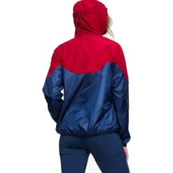 New Veste de rando Sanne Wind Jacket Red Veste Trail|Veste Randonnée