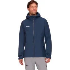 Best Veste de rando Alto Light Hardshell Hooded Jacket M Marine Veste Randonnée