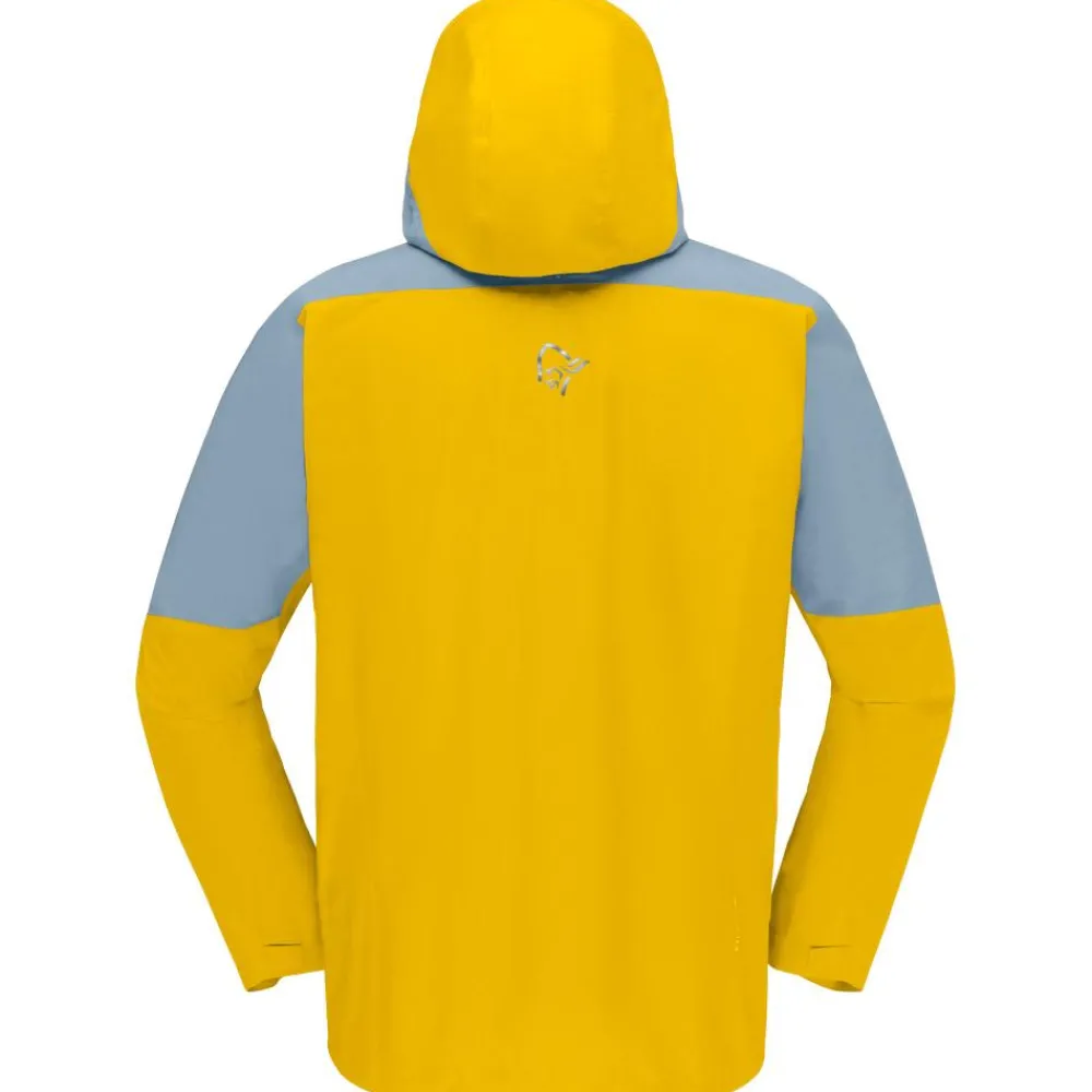 Veste Alpinisme|Veste Randonnée<Norrona Veste de rando Falketind Gore-Tex Paclite Jkt M's Sulphur-Blue Fog