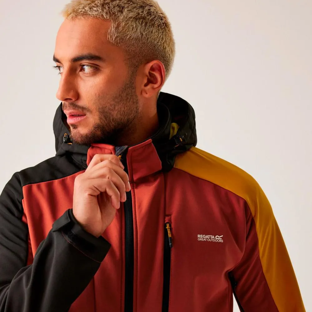 Veste Randonnée<Regatta Veste de rando Hewitts X Red Ochre Black