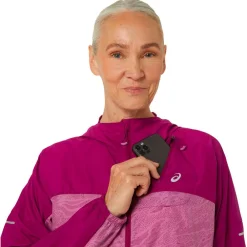 New Veste de trail W Fujitrail Packable Jacket Berry Blackberry Vêtements De Trail|Veste Trail