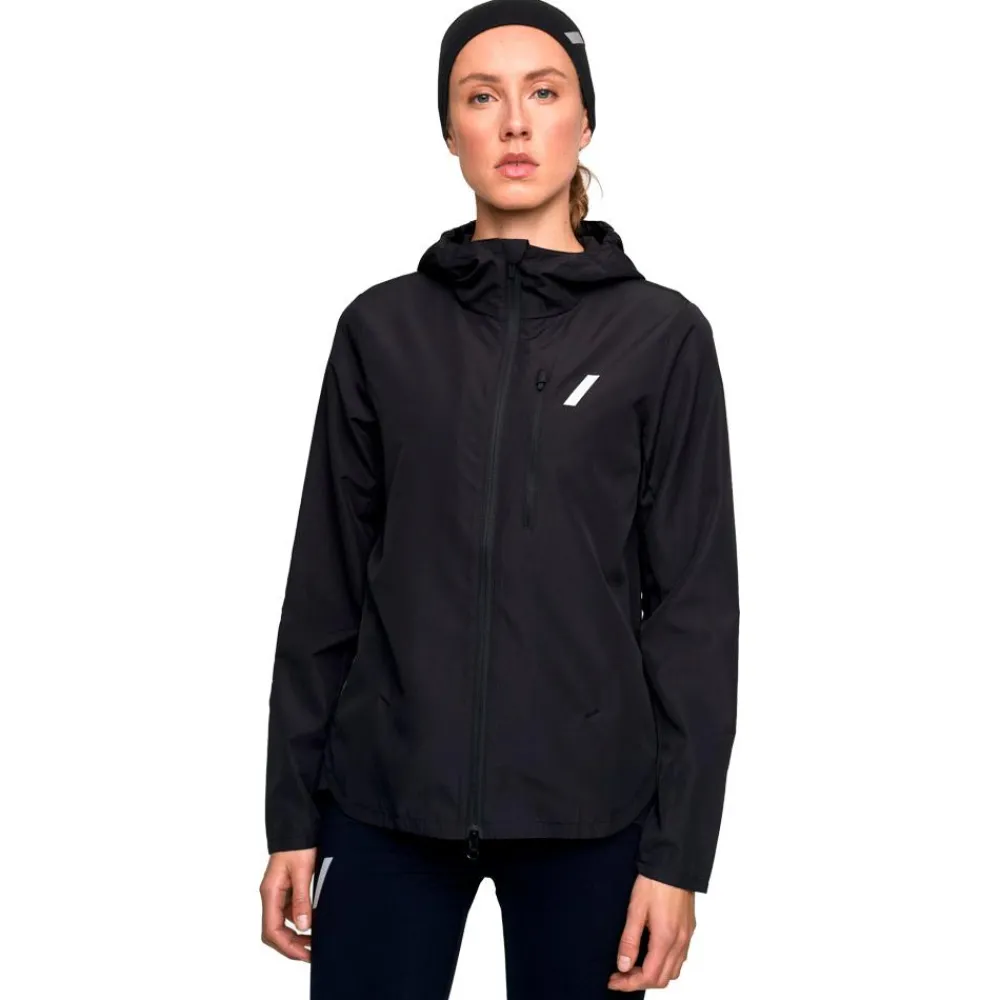 Outlet Veste de trail Jkt Run W Black Veste Trail|Vêtements De Trail