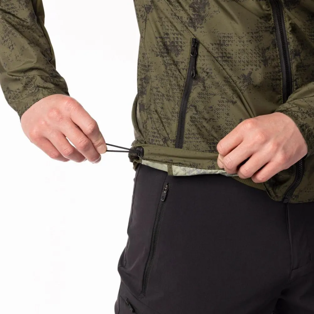 Veste de trail Explorair Light Windbreaker Fir Green Black Veste Trail|Veste Randonnée