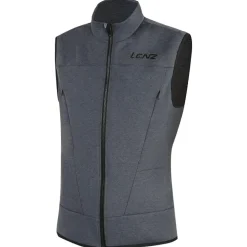 New Veste Heat Vest 2.0 Men + 2 Heat Pads Black Grey Melange Sweat - Pull - Poncho