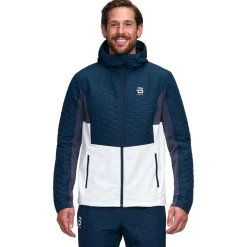 Veste Nordique Jacket Devise Navy Veste Ski De Fond|Veste Ski De Fond