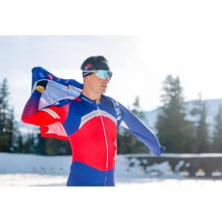 Veste Ski De Fond|Veste Ski De Fond<Craft Veste Nordique Veste Legere FFS Bleu-Blanc-Rouge