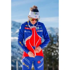 Veste Ski De Fond|Veste Ski De Fond<Craft Veste Nordique Veste Legere FFS Bleu-Blanc-Rouge