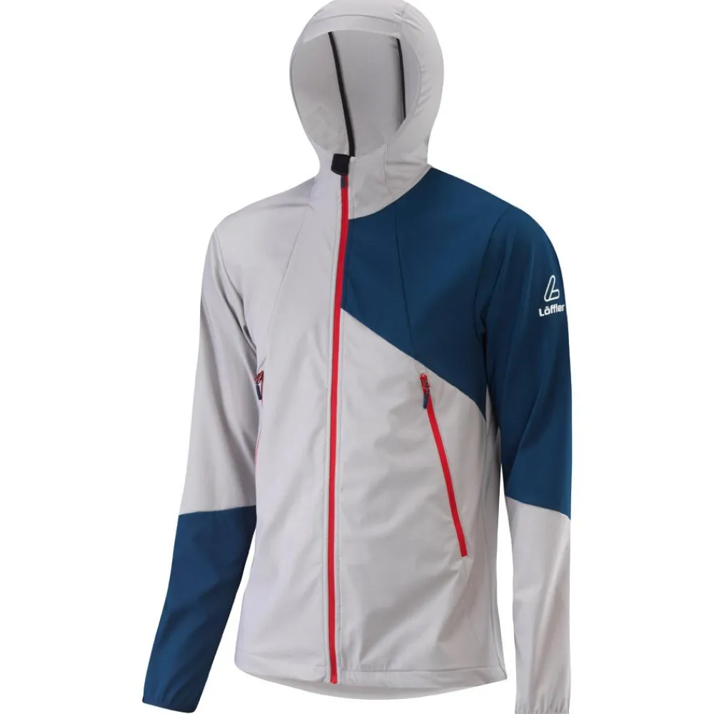 Veste Ski De Fond|Veste Ski De Fond<Loffler Veste Nordique M Hooded Jacket Agilo As Greystone