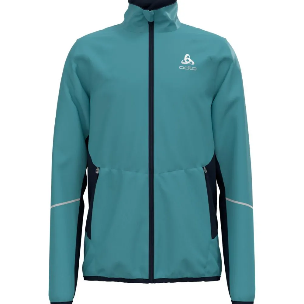 Veste Ski De Fond|Veste Ski De Fond<Odlo Veste Nordique Engvik Junior Jkt Reef Waters Dark Sapphire
