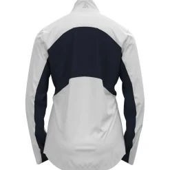 Veste Ski De Fond|Veste Ski De Fond<Odlo Veste Nordique Markenes Wmn Jkt White/Dark Sapphire