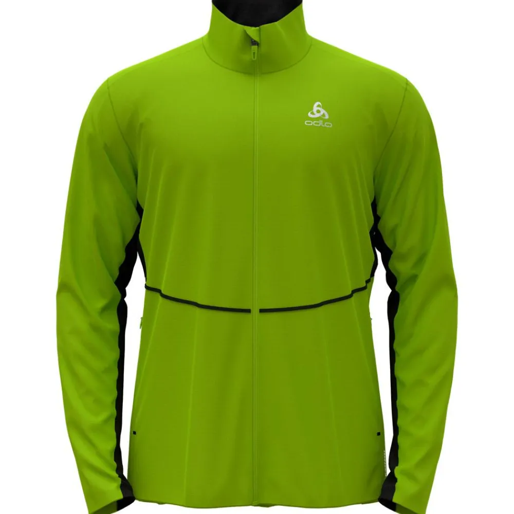 Veste Ski De Fond|Veste Ski De Fond<Odlo Veste Nordique Markenes Jkt Lime Green Black