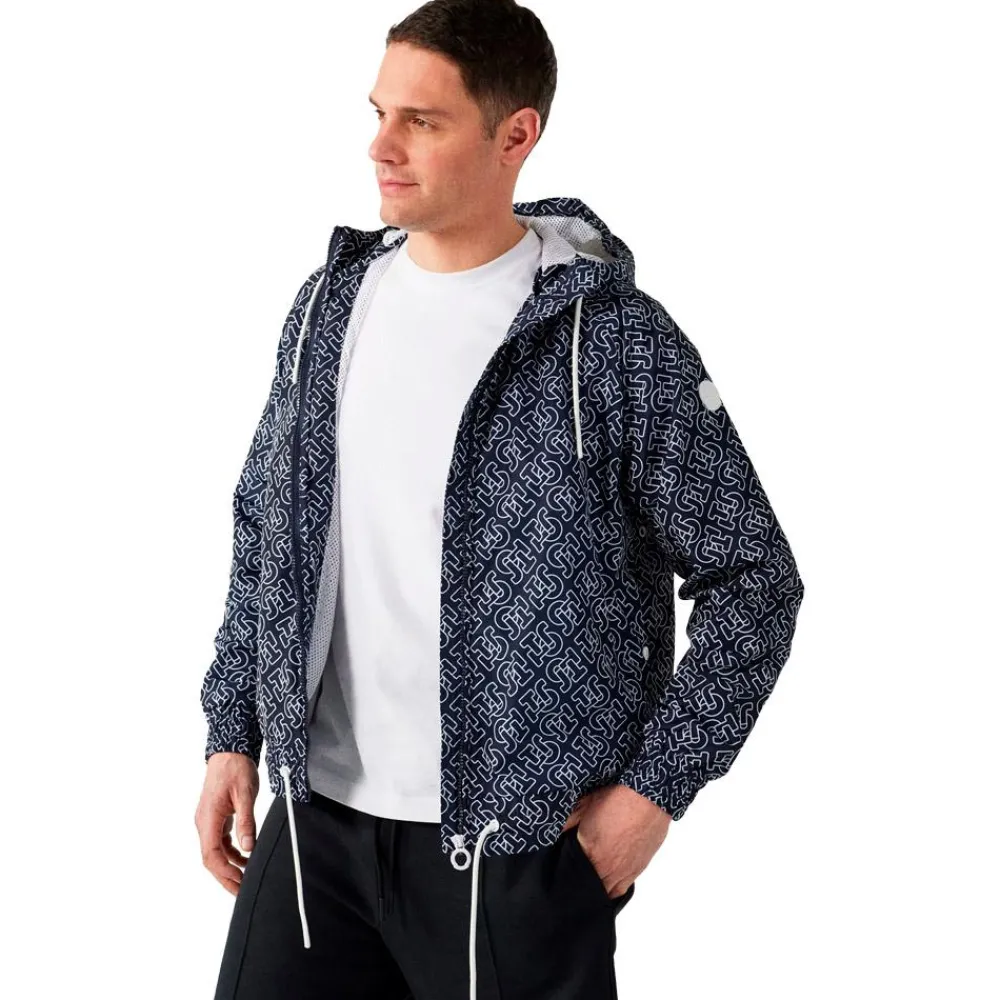 Veste Randonnée<Jott Veste pluie Storm Monogram Mono Navy
