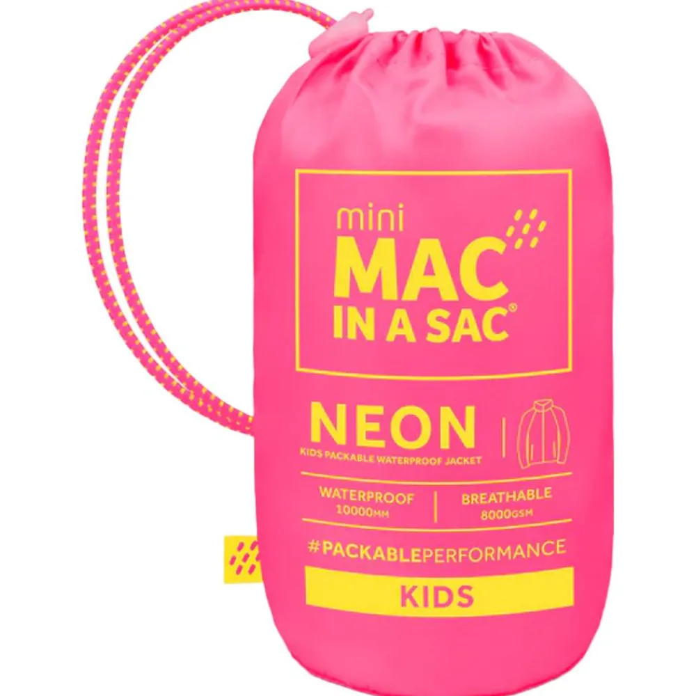 Online Veste pluie Mias Mini Neon Pink Veste Randonnée