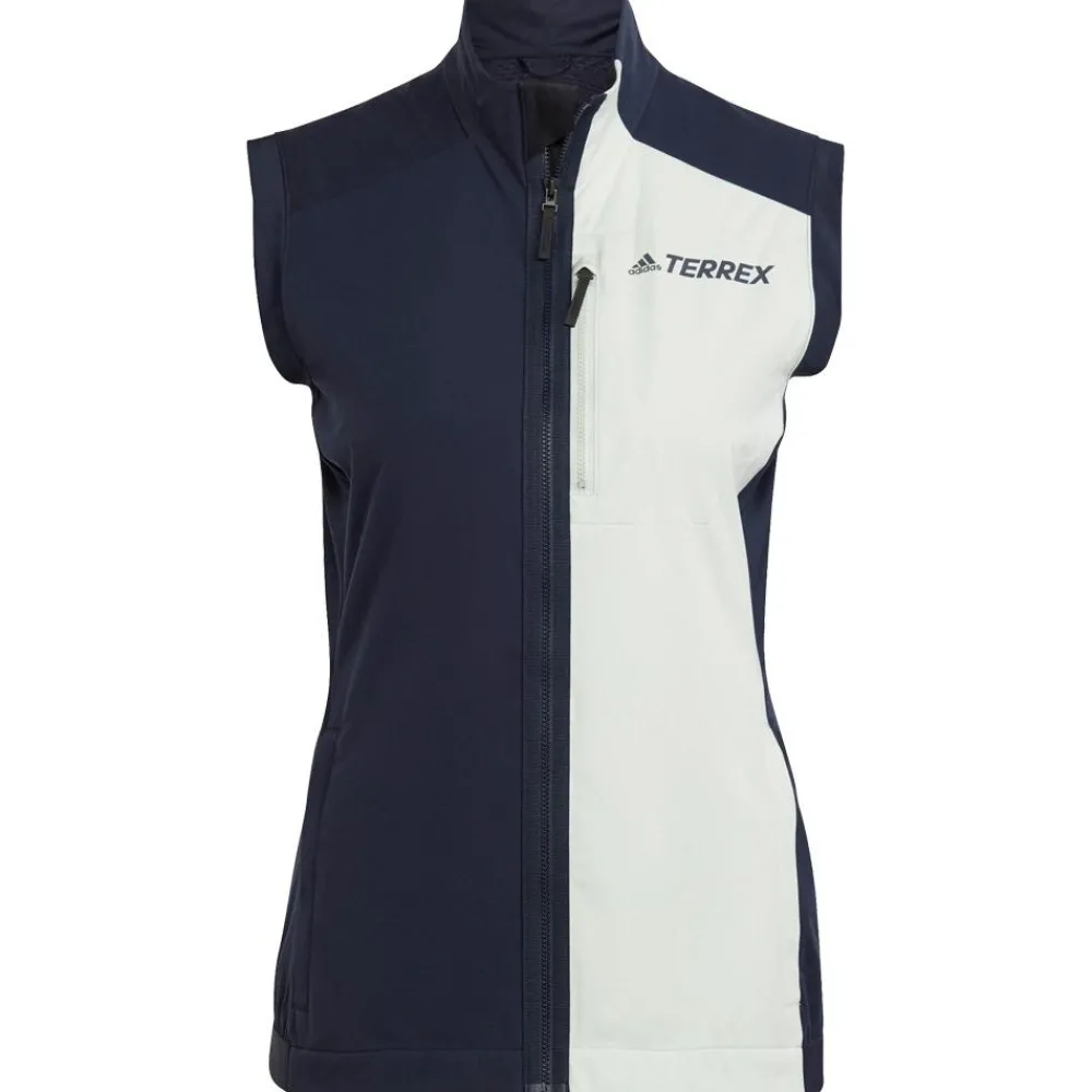 Outlet Veste sans manche W Xpr Xc Vst Legend Ink Linen Green Veste Ski De Fond|Veste Ski De Fond
