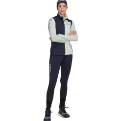 Outlet Veste sans manche W Xpr Xc Vst Legend Ink Linen Green Veste Ski De Fond|Veste Ski De Fond