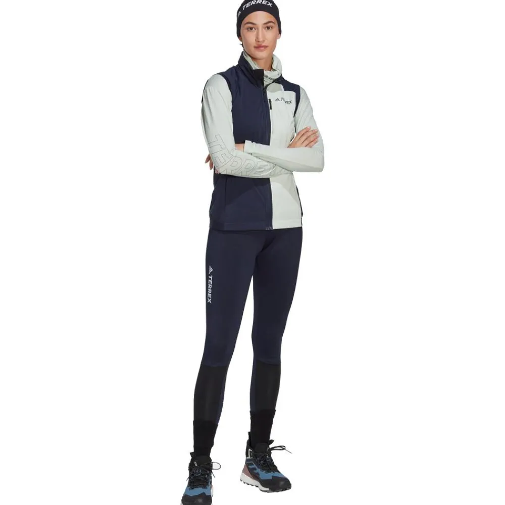Outlet Veste sans manche W Xpr Xc Vst Legend Ink Linen Green Veste Ski De Fond|Veste Ski De Fond