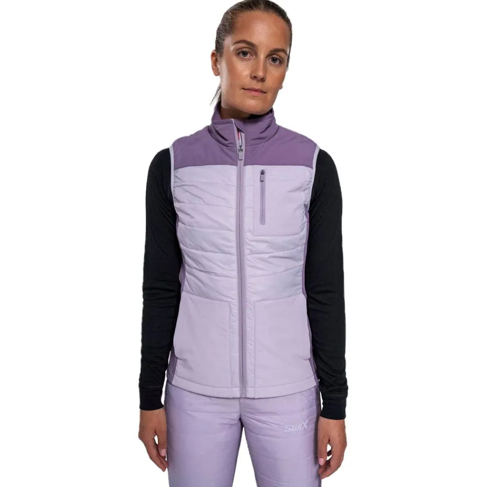 Veste Ski De Fond|Veste Ski De Fond<Swix Veste sans manche Horizon Primaloft Vest W Light Purple Dusty Purple