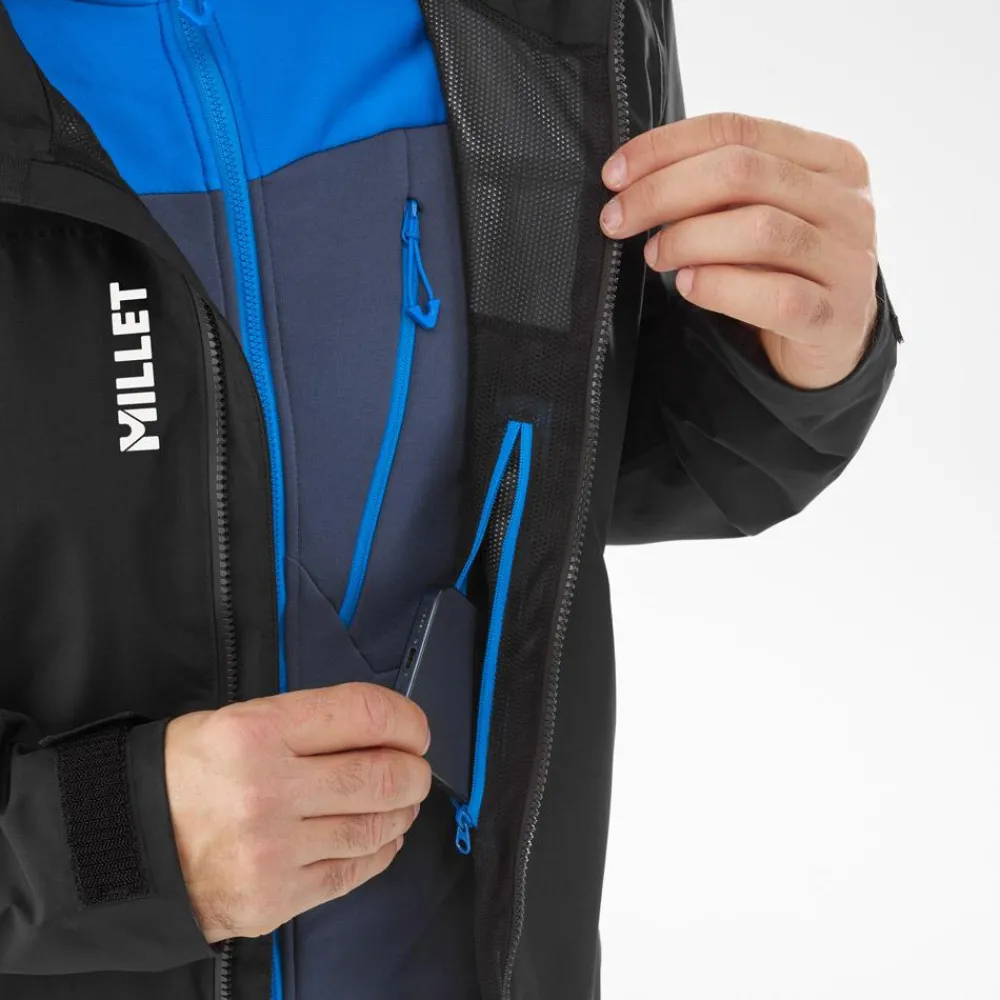 Veste De Ski Homme|Veste De Ski<Millet Veste technique Seneca Gtx Jacket M Black