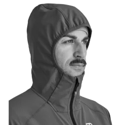 Veste De Ski Homme|Veste De Ski<Ortovox Veste technique Punta Berrino Hooded Jacket M Black Raven