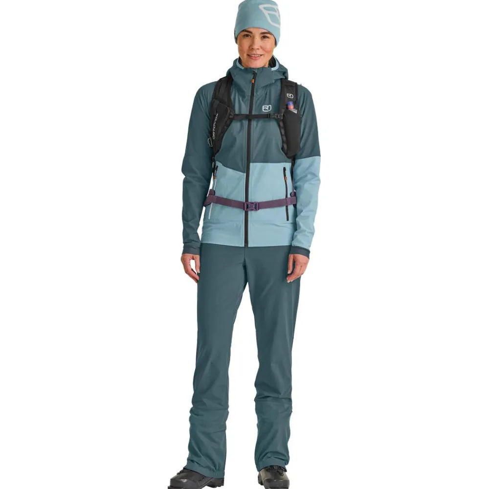 Veste De Ski Femme|Veste De Ski<Ortovox Veste technique Punta Berrino Hooded Jacket W Dark Arctic Grey
