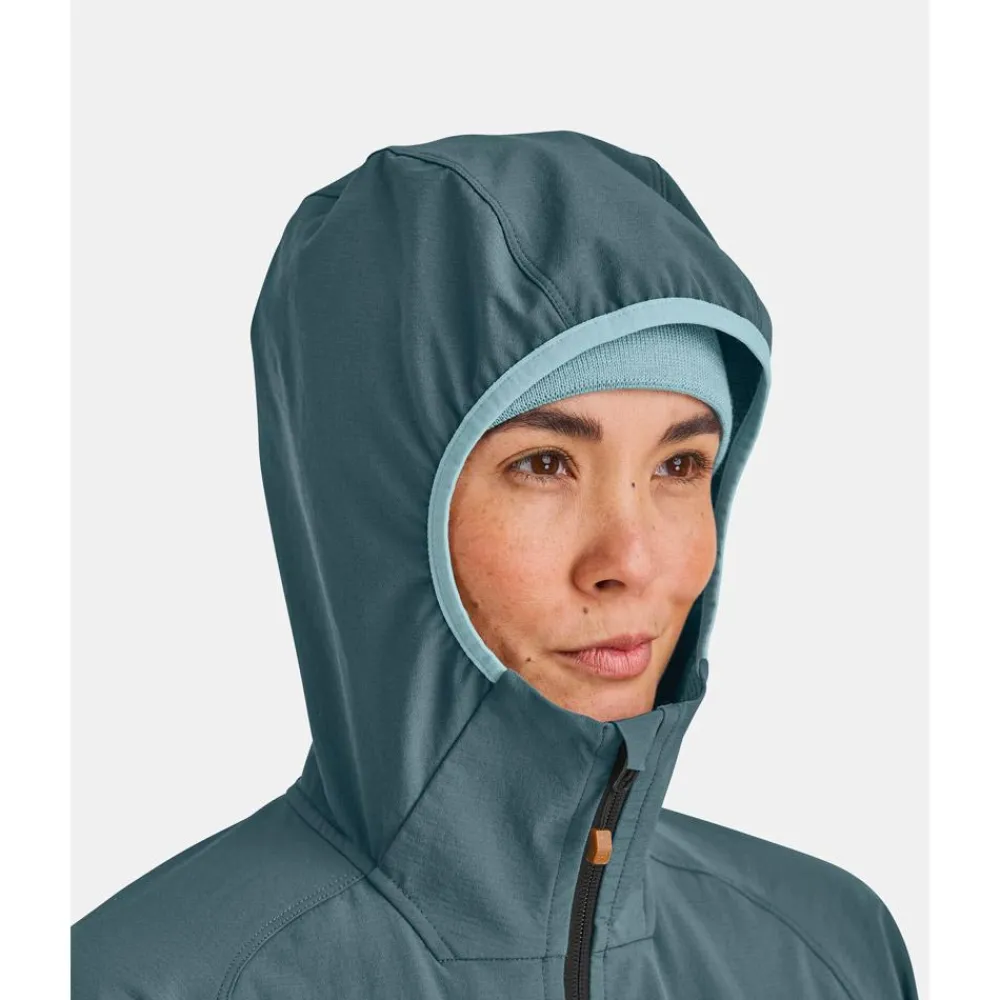 Veste De Ski Femme|Veste De Ski<Ortovox Veste technique Punta Berrino Hooded Jacket W Dark Arctic Grey