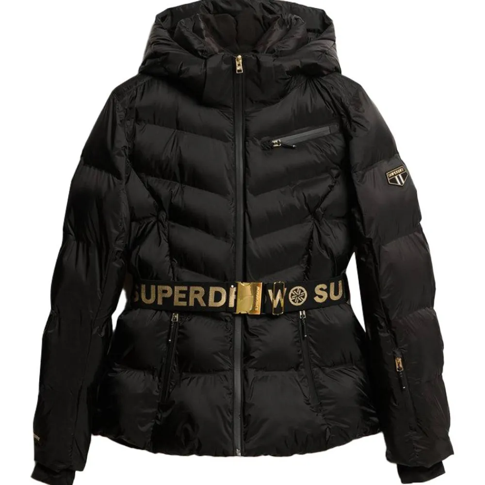 Veste De Ski Femme|Veste De Ski<Superdry Veste technique Luxe Puffer Jacket Black